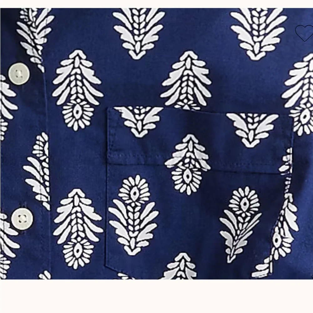 J Crew Factory Button Up Poplin Shirt in Signature Fit, size small - Picture 4 of 12